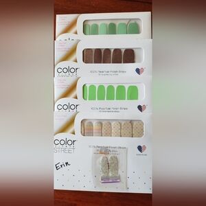 Color Street 4 Sets Nail Polish Strips